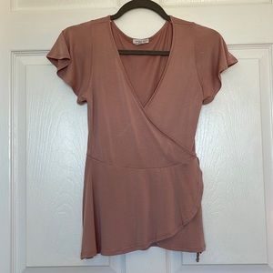 Sienna Sky Dusty Rose Blouse / Size XS
